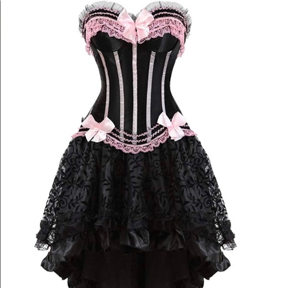 Other - NWOT steampunk corset & skirt set w/thong size L